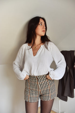 Blouse Erell blanche