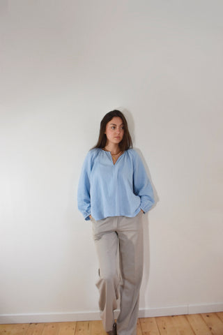 Blouse Erell bleu ciel