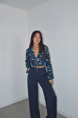 Blouse Agathe bleue