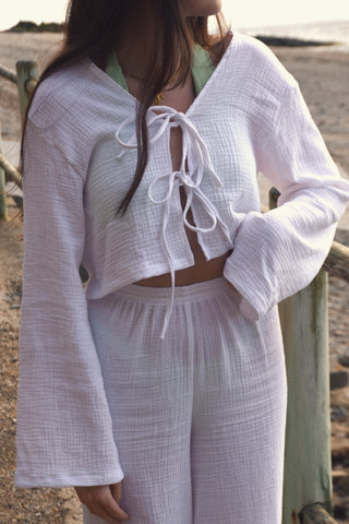 Blouse Agathe blanche