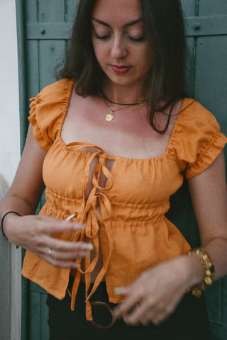 Top Lina mandarine