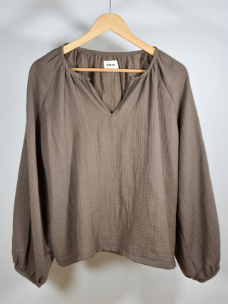 Blouse Erell marron glacé