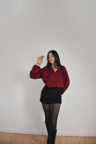 Blouse Erell Bordeaux