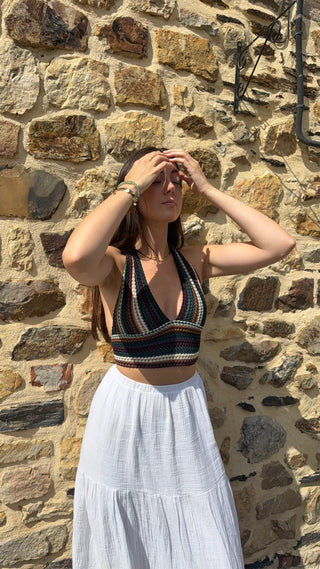 Top Juliette crochet noir