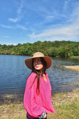 Blouse Erell fuchsia