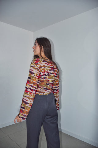 Blouse Agathe rouge