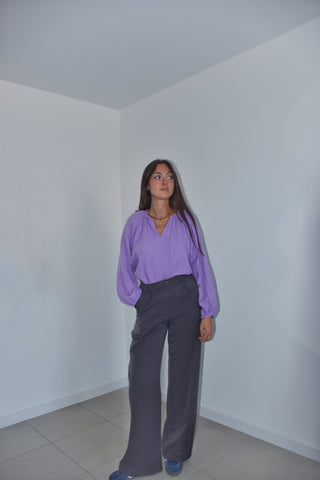 Blouse Erell lilas