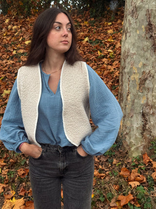 Gilet Charlie beige