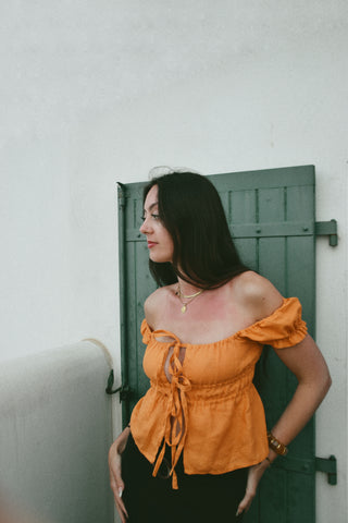 Top Lina mandarine