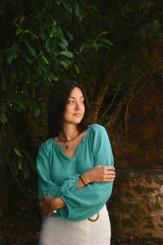 Blouse Erell turquoise