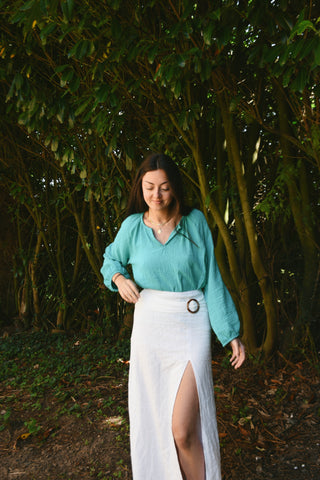 Blouse Erell turquoise