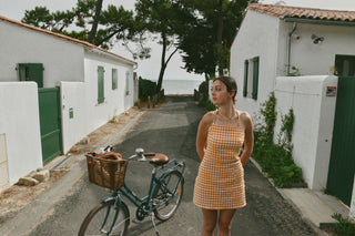 Robe Célestine vichy jaune