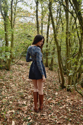 Top Cassy cache-cœur imprimé