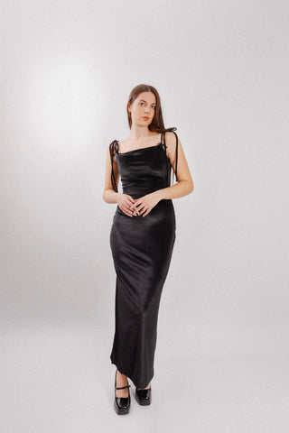 Robe longue Valentine en velours