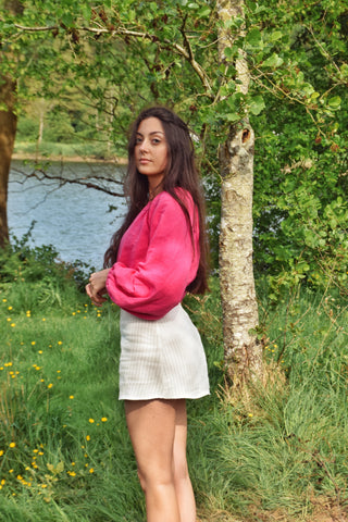 Blouse Erell fuchsia