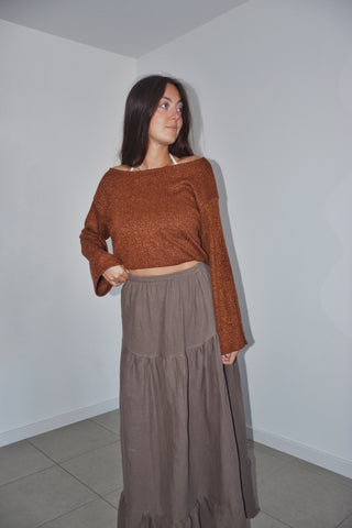 Pull Ida cuivre lurex
