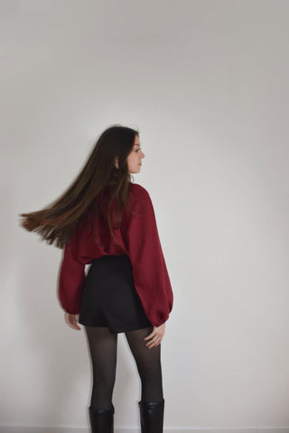 Blouse Erell Bordeaux