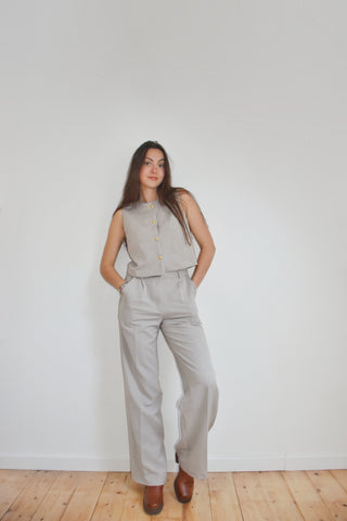 Pantalon Isis grège