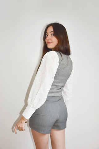 Chemisier Isaline en coton brodé